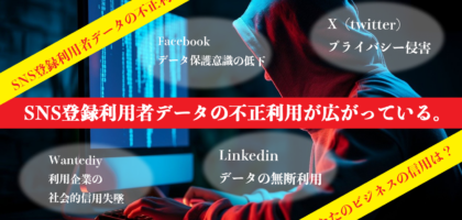 Linkedin,Facebook, and X (Twitter)のデータ利用に関する問題点と関連企業のリスク